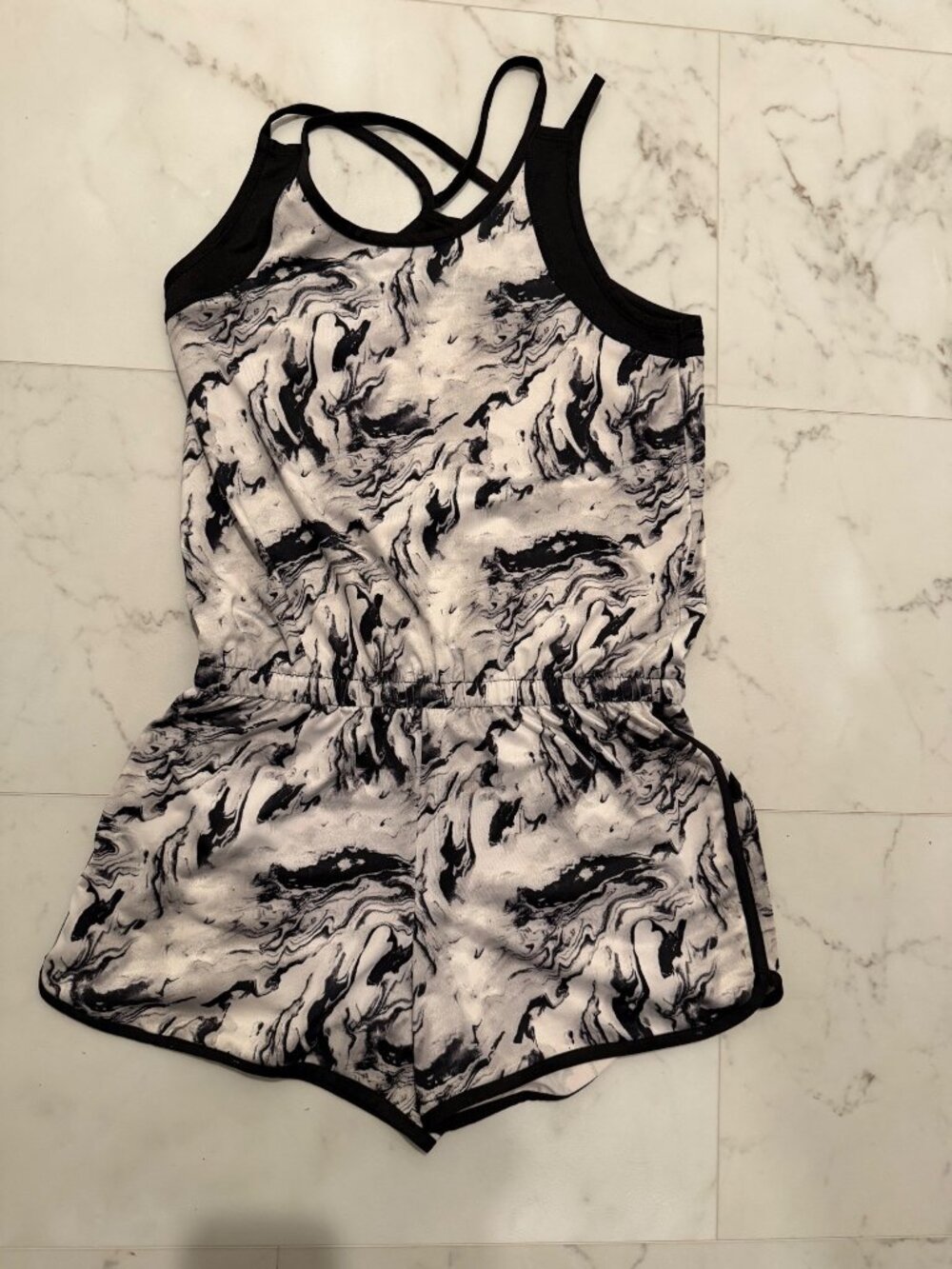 Girls’ short romper